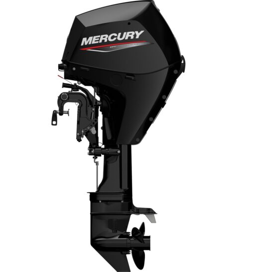 Mercury Outboard F25hp EFI, Long Shaft, Remote Control, Electric Start, Power Tilt